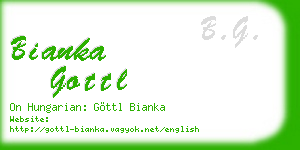 bianka gottl business card